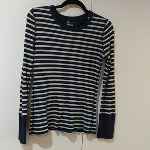 Gap the Octavia waffle crew striped